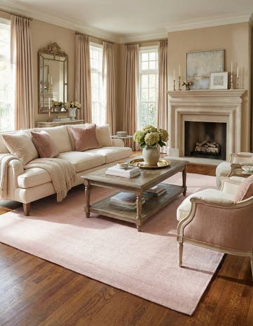 7' 1 x 10' Hand Woven Jill Zarin English Manor Farmhouse Wool Rug