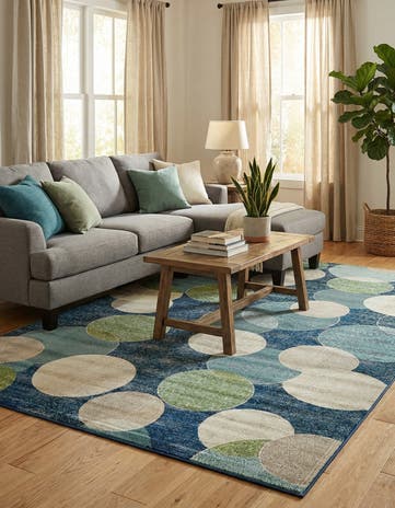 10' 6 x 16' 5 Washable Theia Rug