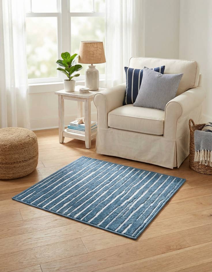 Detail image of 1' 8 x 1' 8  Washable Sabrina Soto Ola Indoor / Outdoor Sample Rug