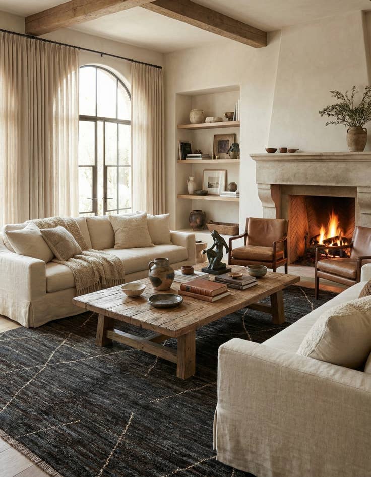 Detail image of 5' 1 x 7' 4  Hand Knotted Moroccan Wool Rug