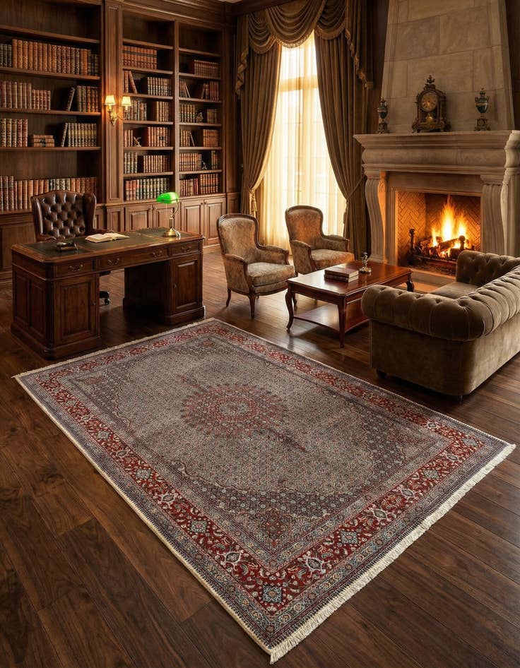 Detail image of  6' 7 x 9' 5 Mood Wool Rug