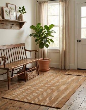 3' 3 x 5' 3 Jill Zarin Striped Wool Rug