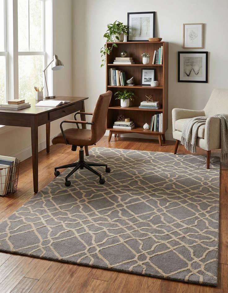 Detail image of 5' x 8' Luna Wool Rug