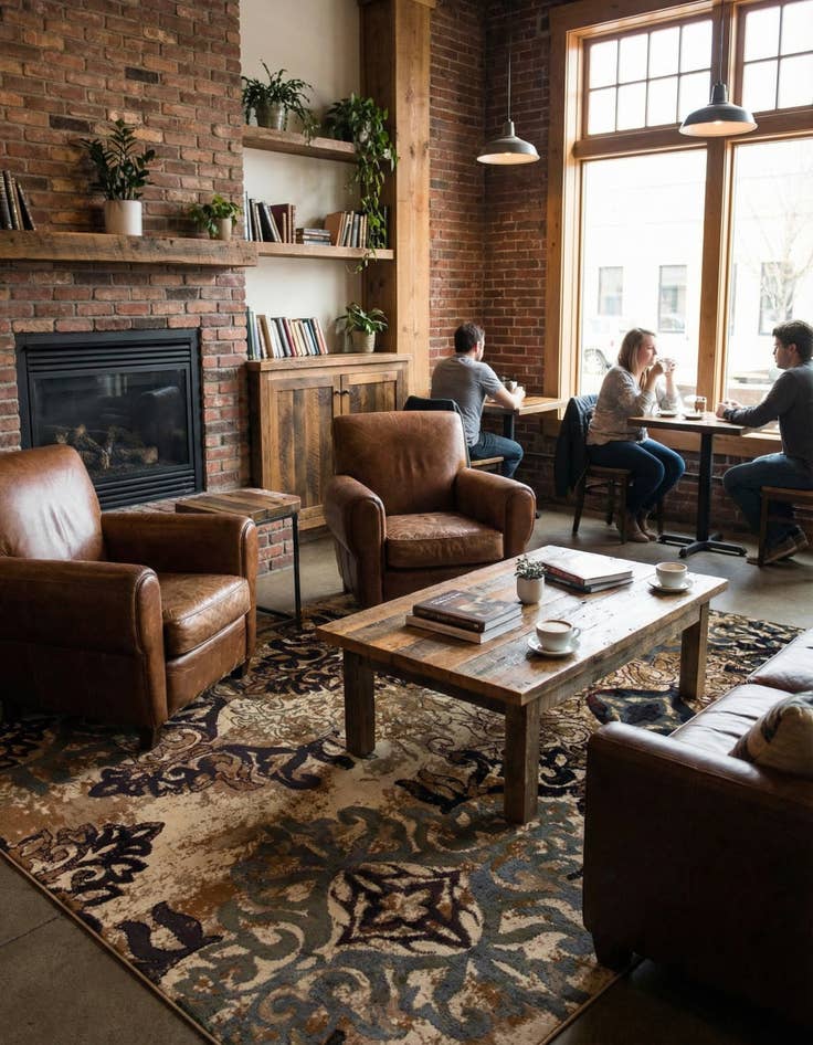 Detail image of 10' x 13' Coffee Shop Rug