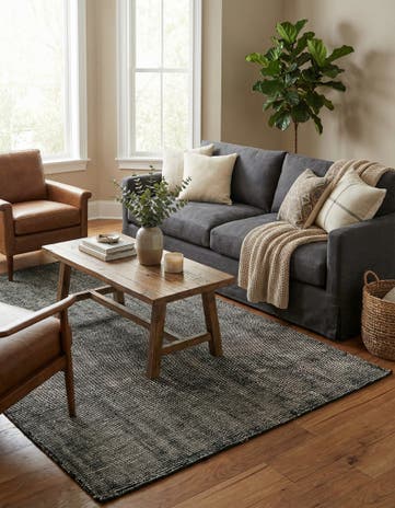 5' 1 x 8' Hand Woven Jill Zarin English Manor Farmhouse Wool Rug