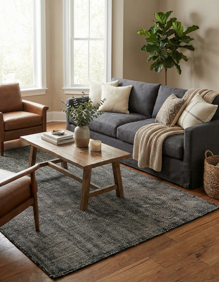5' 1 x 8' Hand Woven Jill Zarin English Mano...