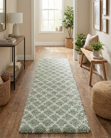  3' 3 x 16' 5 Moroccan Shag Runner Rug