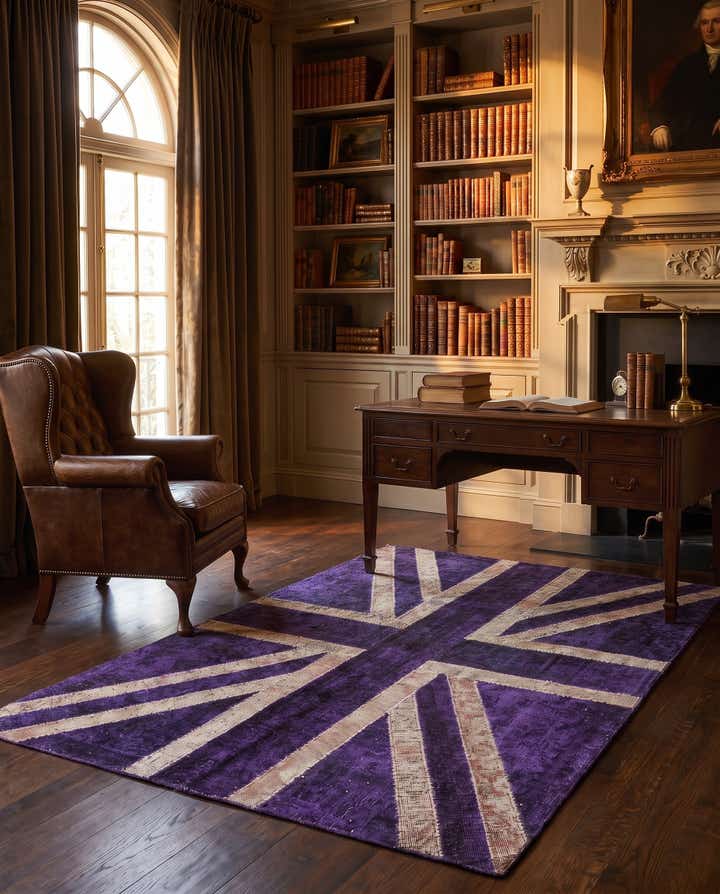 4' 8 x 6' 6 Hand Knotted Ultra Vintage Persian Wool Rug