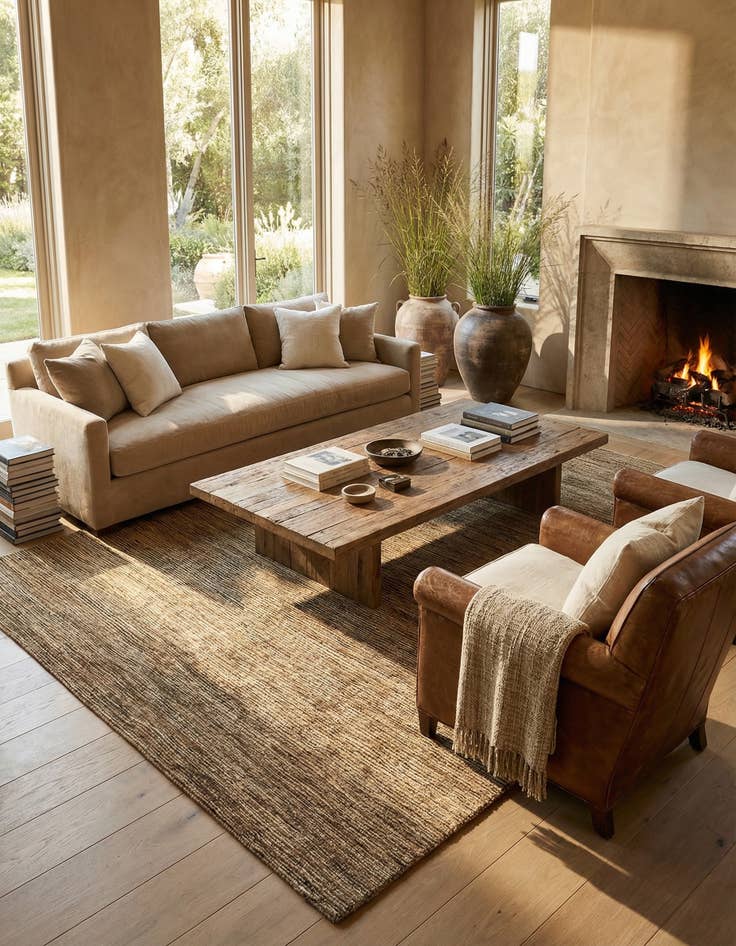 Detail image of 5' 5 x 8' Juma Wool Rug