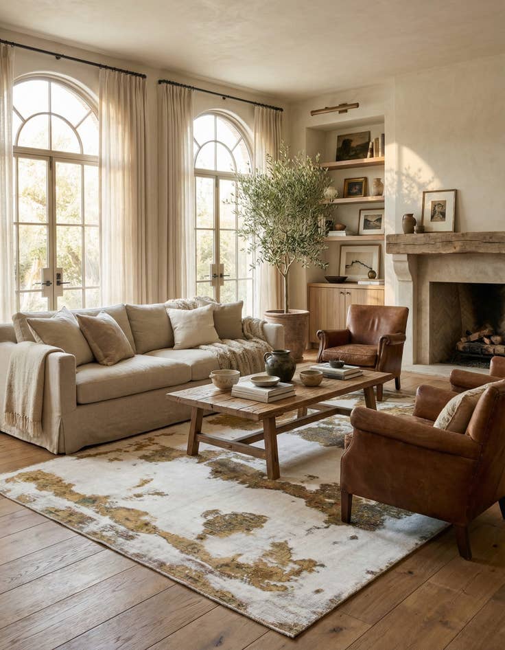 Detail image of 6' 2 x 10'  Hand Knotted Ultra Vintage Persian Wool Rug