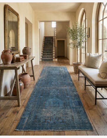 3' 6 x 12' 1 Hand Knotted Ultra Vintage Persian Wool Runner Rug