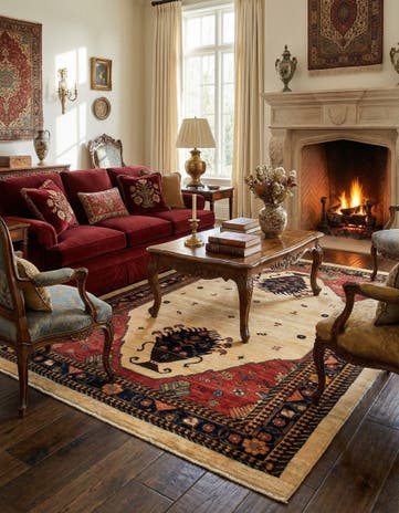 4' 11 x 6' 11 Kashkuli Rug