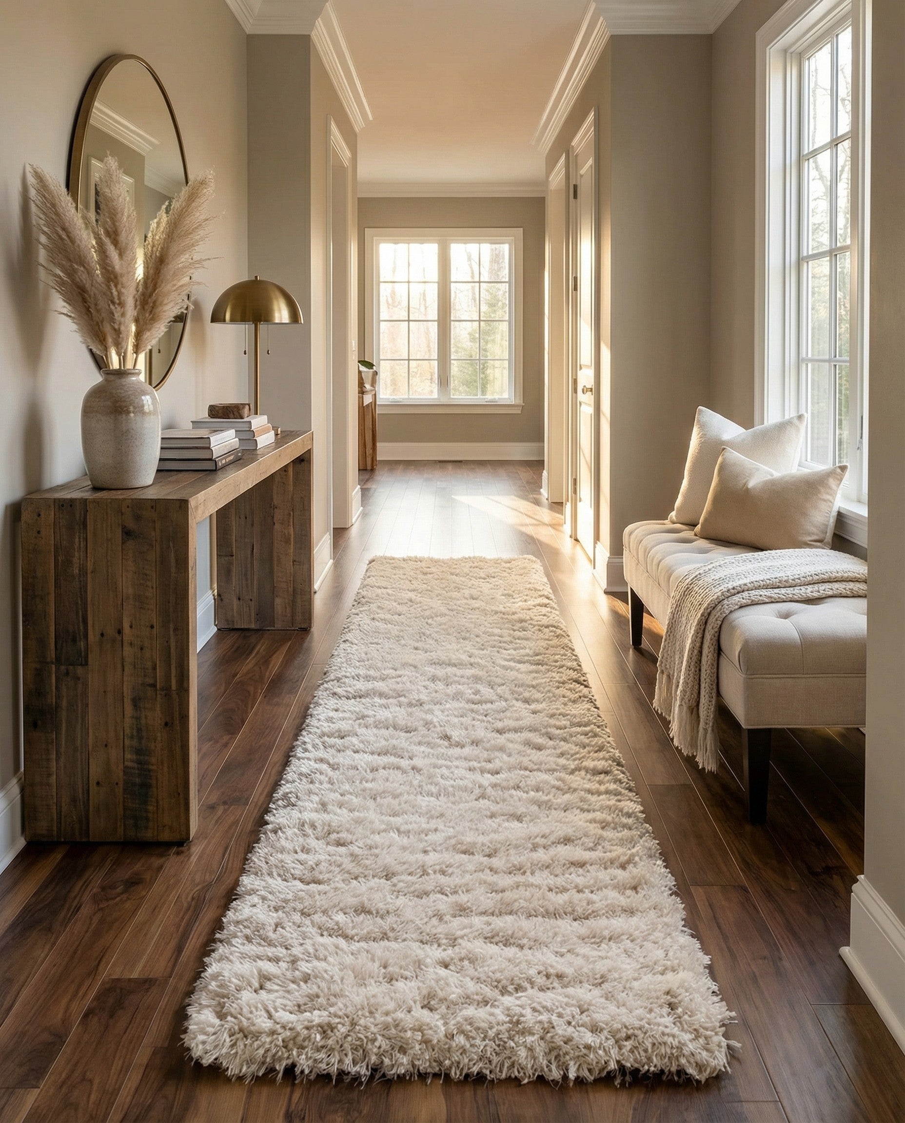  2' 7 x 13' Infinity Shag Runner Rug