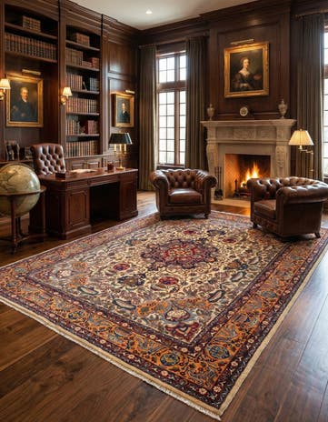 10' x 12' 8 Kashmar Wool Rug