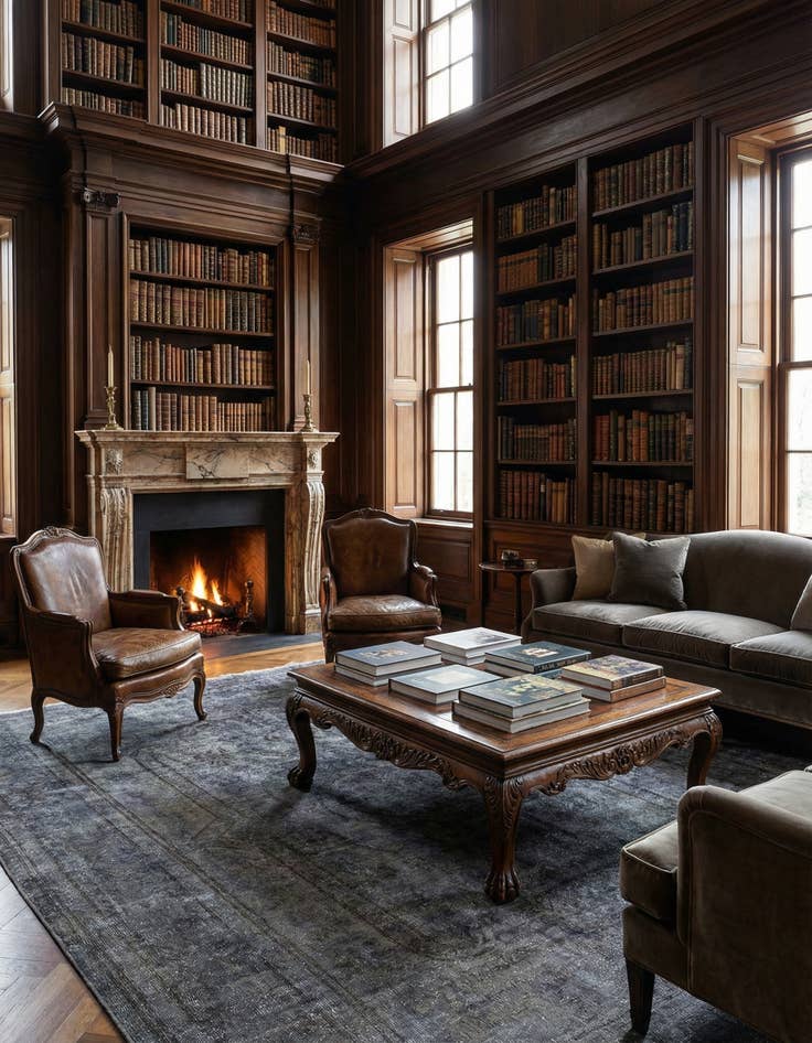 Detail image of 6' 11 x 9' 3 Vintage Royal Wool Rug