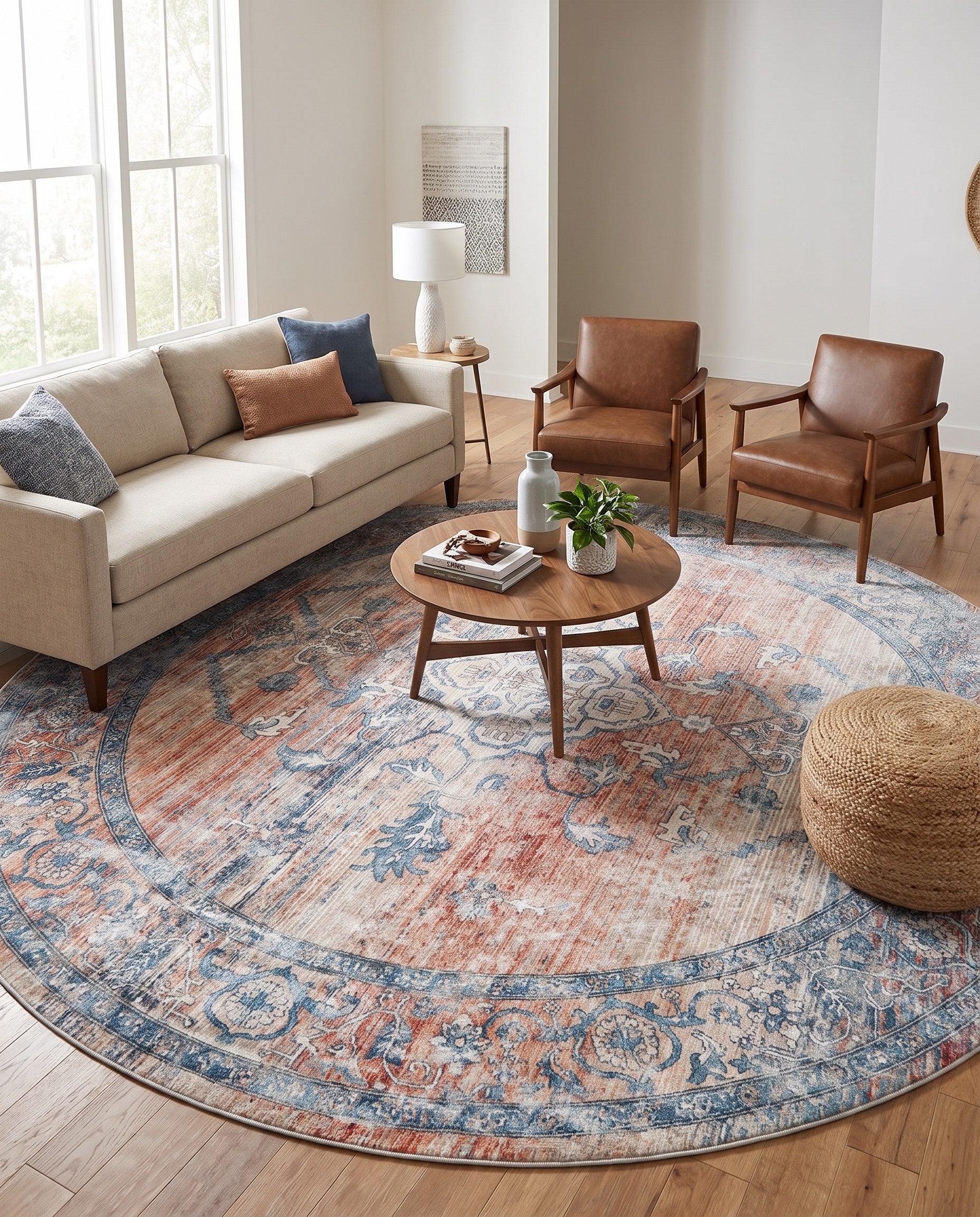 10' 2 x 10' 2 Newport Round Rug