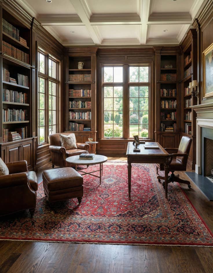 Detail image of 9' 7 x 13' 2  Hand Knotted Mashad Persian Wool Rug