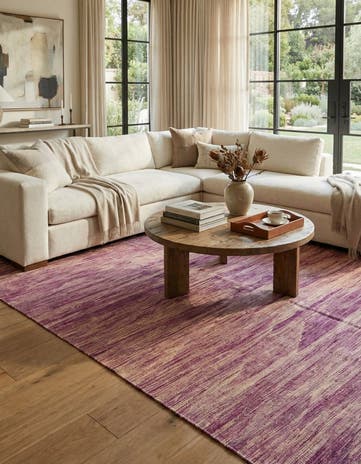 5' 7 x 8' Hand Woven Kilim Modern Wool Rug