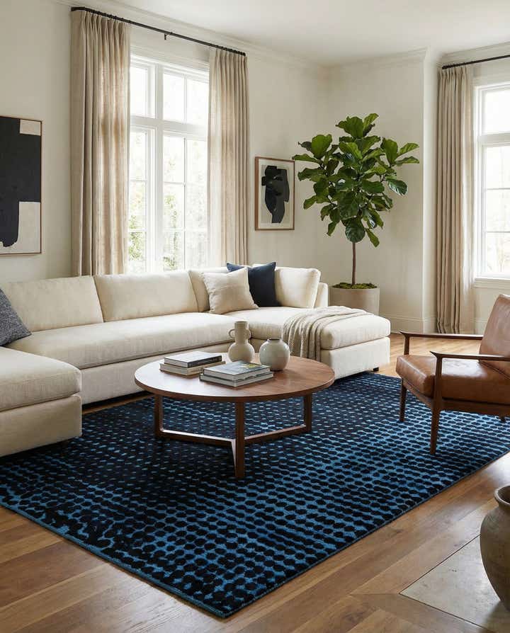 8' 8 x 10' 4 Hand Knotted Darya Wool Rug