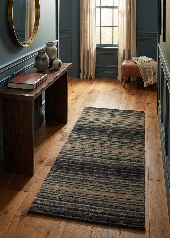 2' 4 x 4' 7 Hand Knotted Gabbeh Wool Runner Rug