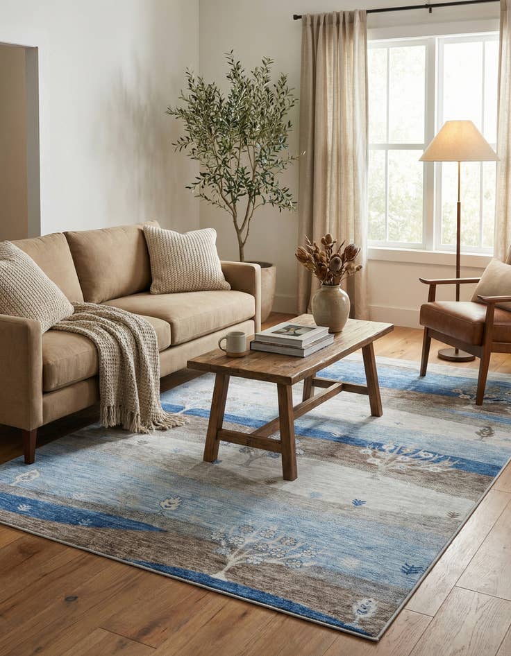 Detail image of 6' x 9' Gabbeh Rug