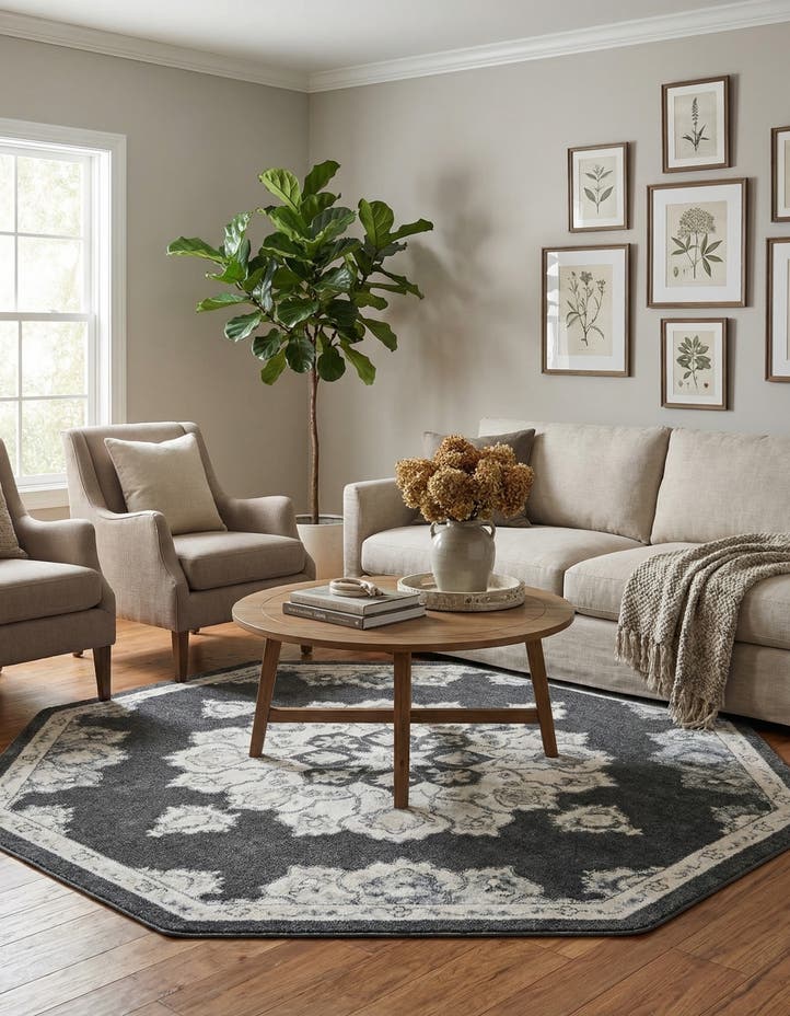 7' 10 x 7' 10 Parker Octagon Rug