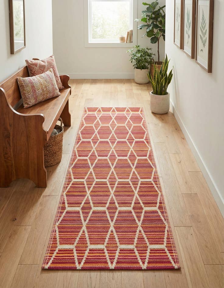 Detail image of 2' x 6' Easy-Clean Vista Breeze Indoor / Outdoor Runner Rug