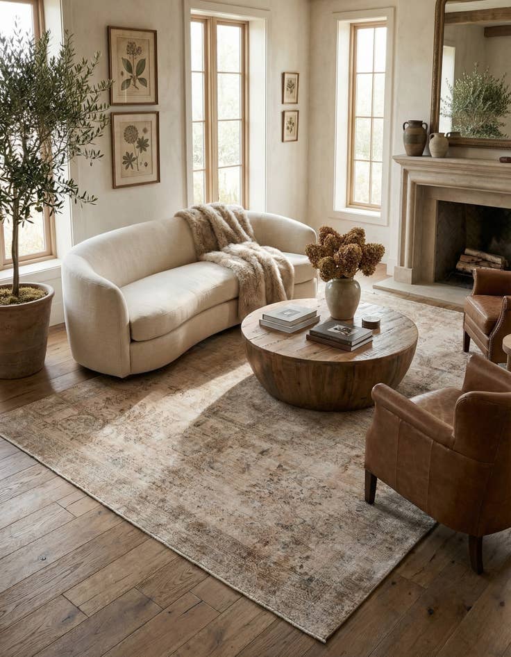 Detail image of  8' 2 x 11' 1  Hand Knotted Ultra Vintage Persian Wool Rug