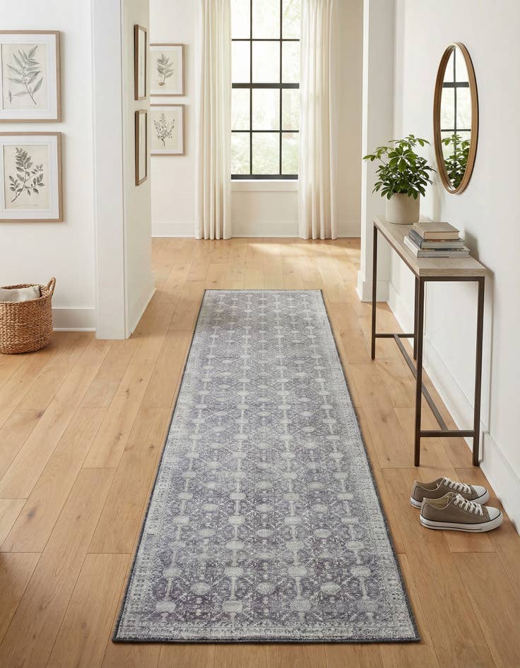 Detail image of 2' 6 x 12' Washable Timeless Runner Rug