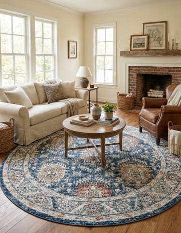 7' x 7' Nyla Round Rug