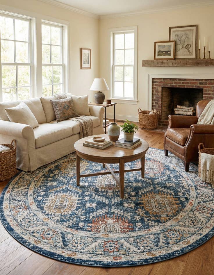 Detail image of  7' x 7' Nyla Round Rug
