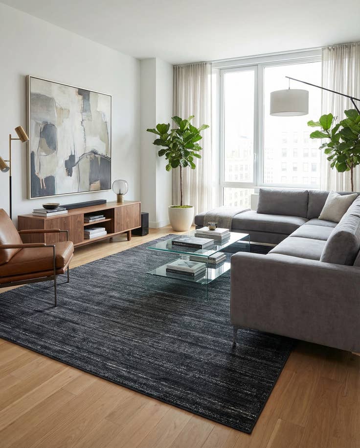 Detail image of Jill Zarin 10' x 13' Uptown Madison Avenue Rug