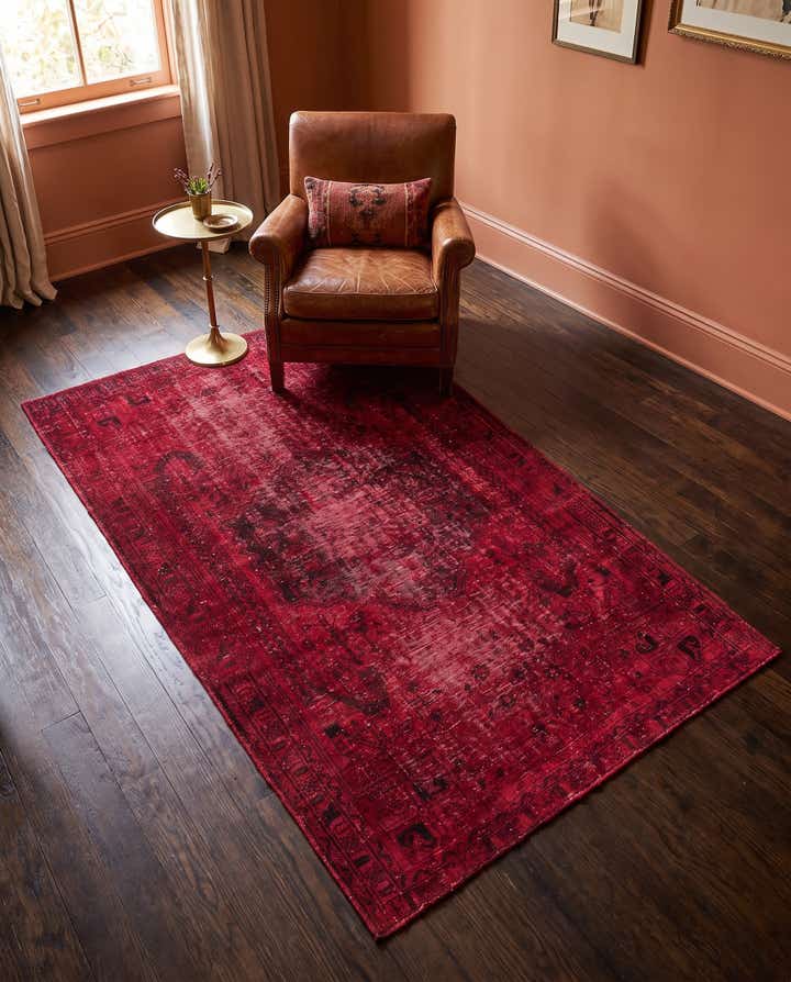 3' 10 x 6' 4 Hand Knotted Ultra Vintage Persian Wool Rug