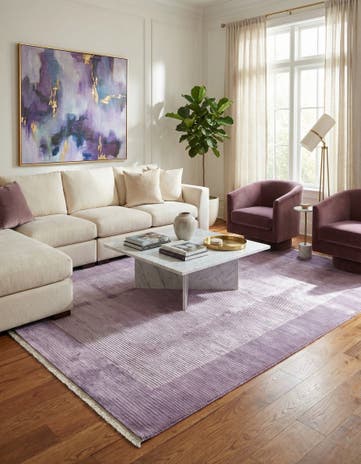 6' 6 x 9' 9 Hand Knotted Darya Wool Rug