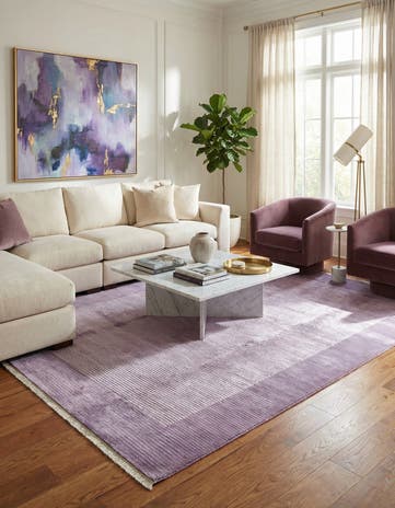 6' 6 x 9' 9 Hand Knotted Darya Wool Rug