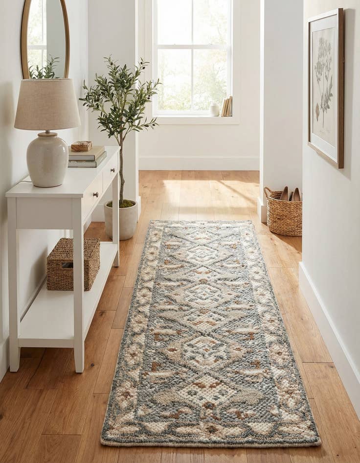 Detail image of  2' x 6' 1  Hand Knotted Sultan Signature Runner Rug