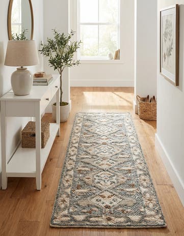 60cm x 185cm Handgeknoopt Sultan Signature Loper Vloerkleed
