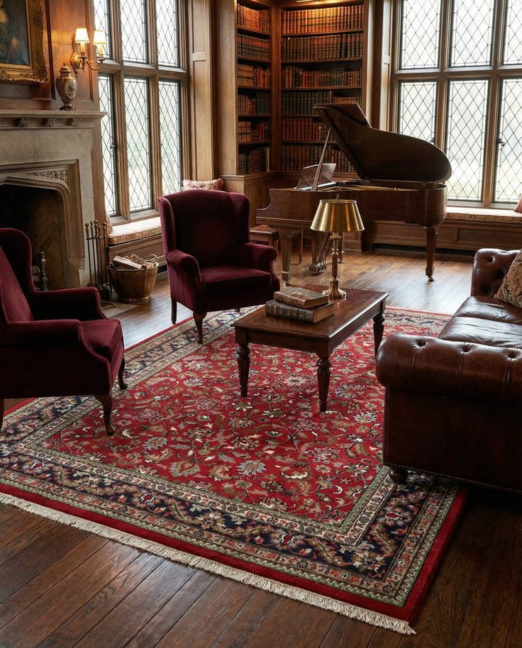 Detail image of 8' 4 x 11' 4 Hand Knotted Tabriz Wool Rug