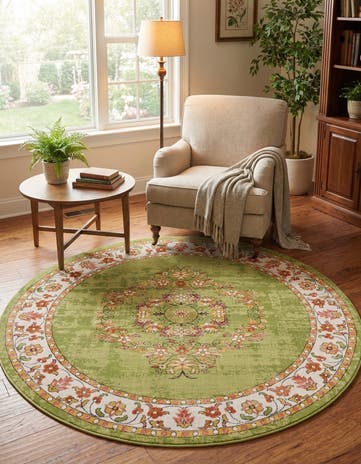 7' 10 x 7' 10 Lucerne Round Rug
