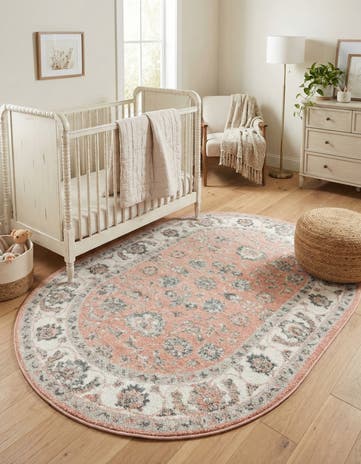 Rose Aurelia Oval Rug