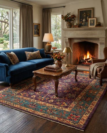  4' 11 x 6' 4 Sara Wool Rug
