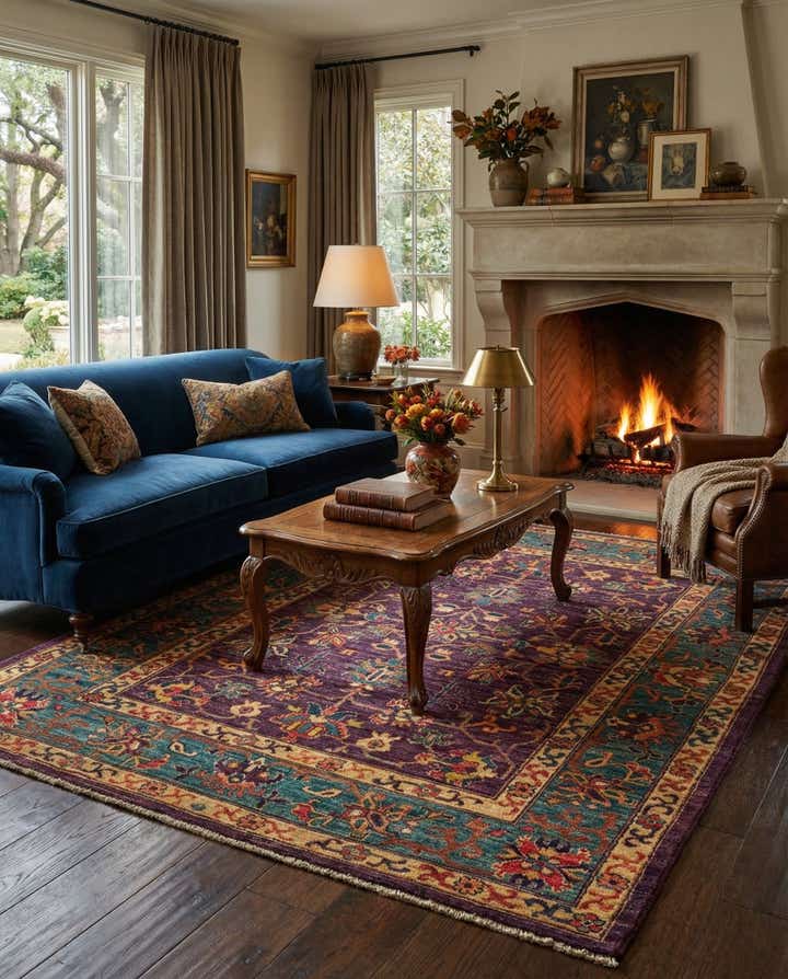 4' 11 x 6' 4 Sara Wool Rug