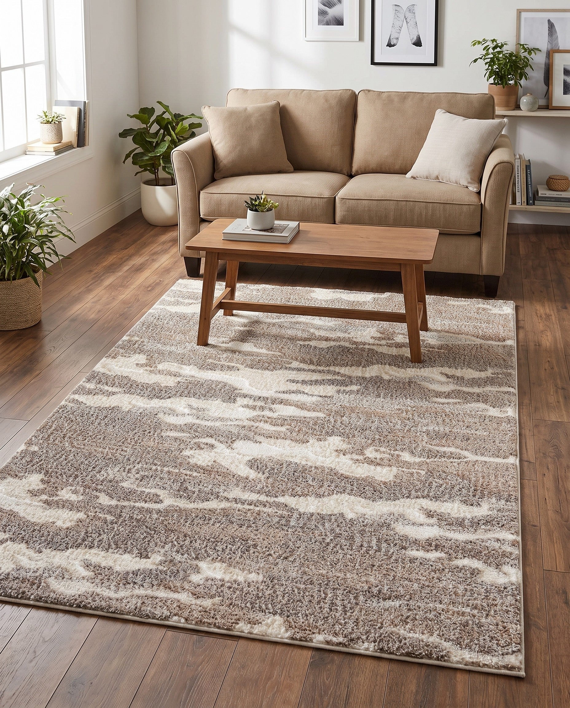 5' x 8' Sepia Rug