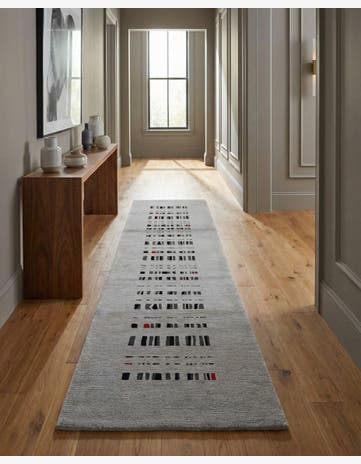 2' 9 x 9' 7 Hand Knotted Tibet Wool Runner Rug