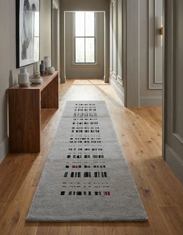 2' 9 x 9' 7 Hand Knotted Tibet Wool Runner Rug