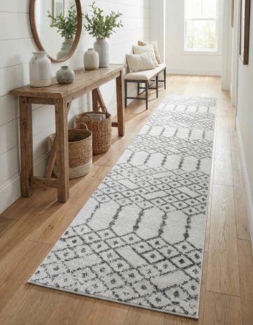 2' x 9' 10 Paxon Trellis Runner Rug