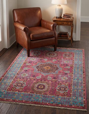 3' 5 x 5' 1 Hand Knotted Mamluk Ziegler Rug