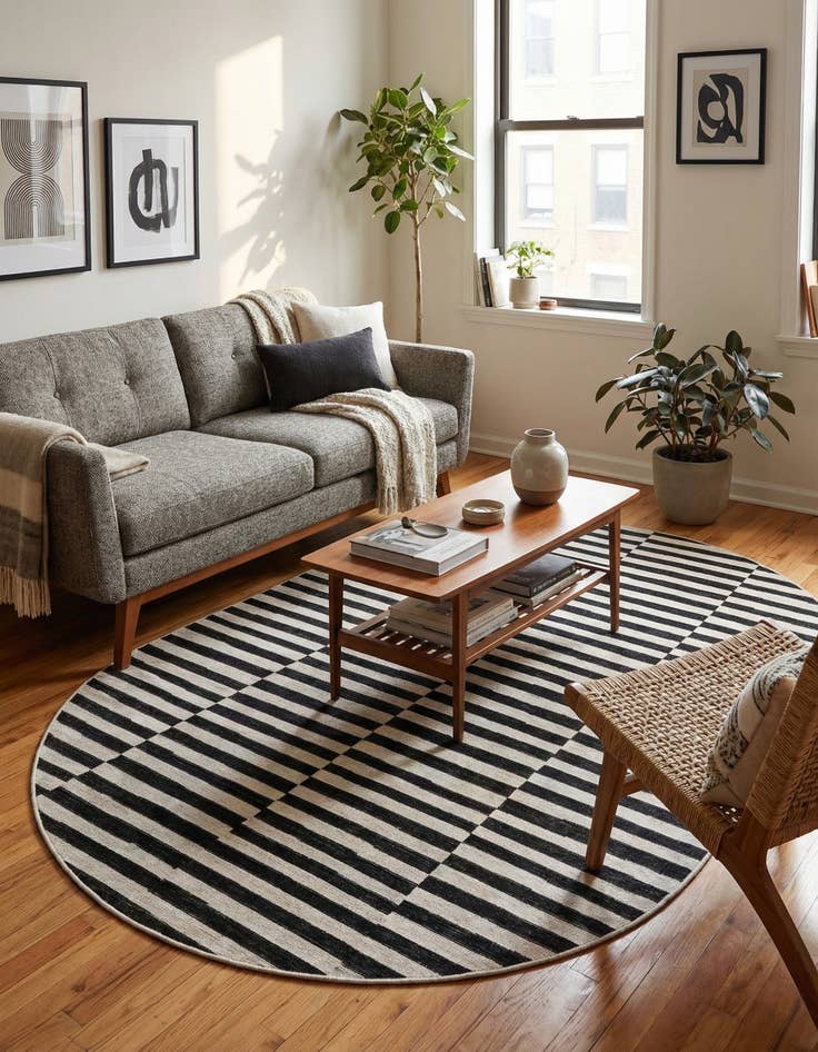 Detail image of 5' x 8' Tribeca Oval Rug