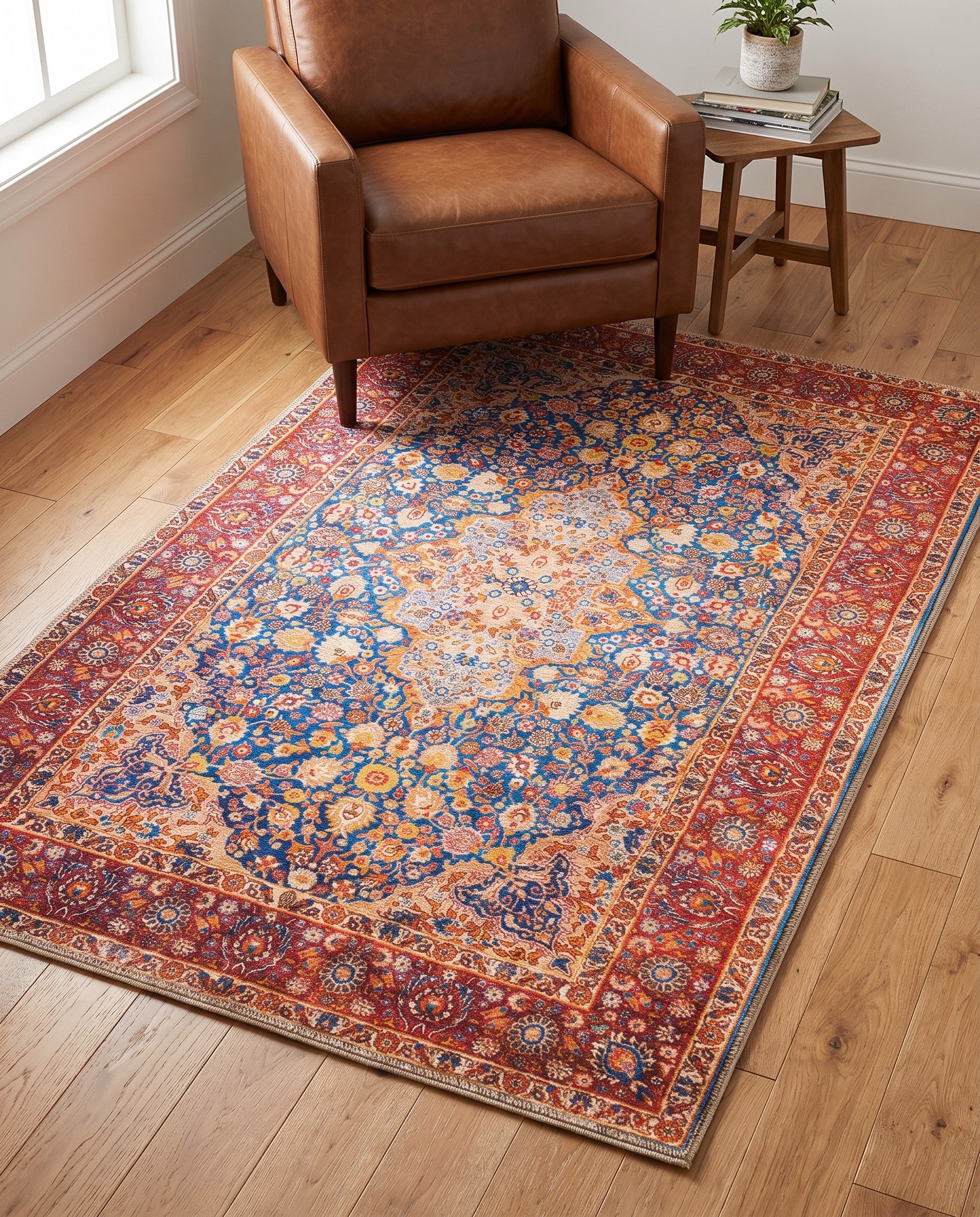 3' 6 x 5' 6 Washable Timeless Rug