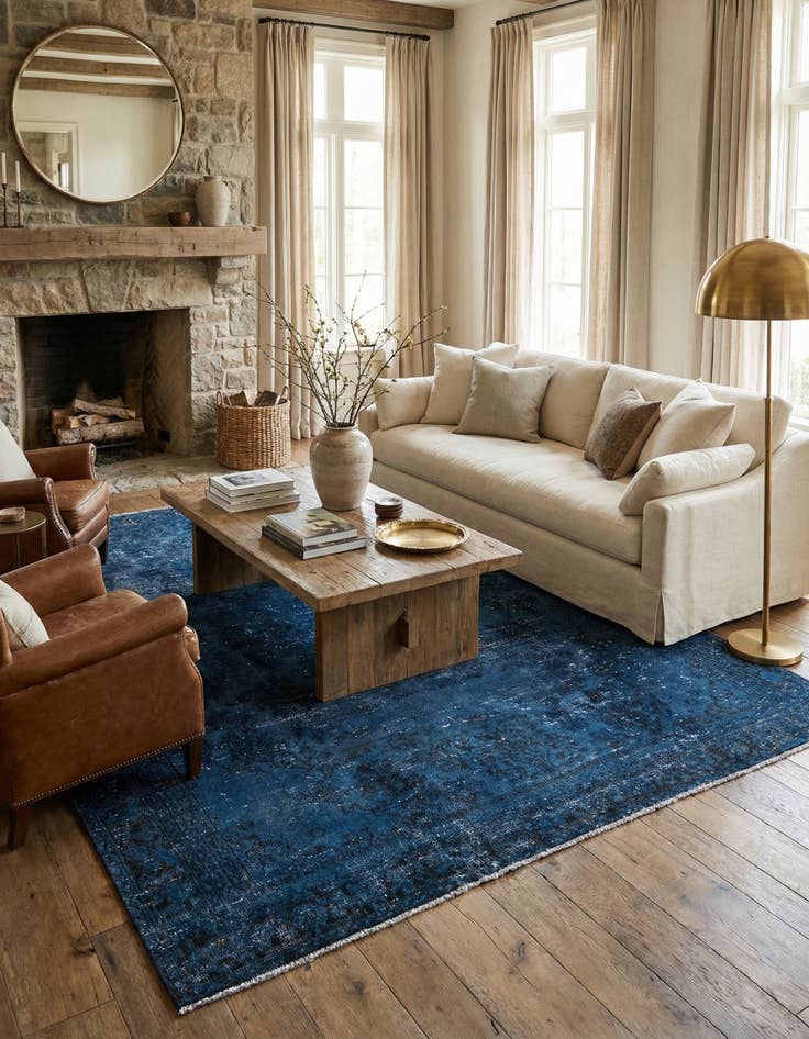 Detail image of 8' 1 x 10' 9  Hand Knotted Ultra Vintage Persian Wool Rug